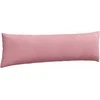Sofa Pagalvės 2 pcs Rožinė 145 x 40 cm Kordūrinis audinys