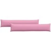 Sofa Pagalvės 2 pcs Rožinė 200 x 40 cm audinys