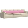 Sofa Pagalvės 2 pcs Rožinė 200 x 40 cm audinys