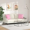 Sofa Pagalvės 2 pcs Rožinė 45 x 45 cm audinys