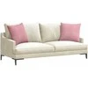 Sofa Pagalvės 2 pcs Rožinė 50 x 50 cm Kordūrinis audinys