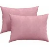 Sofa Pagalvės 2 pcs Rožinė 70 x 50 cm Kordūrinis audinys