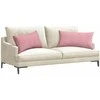 Sofa Pagalvės 2 pcs Rožinė 80 x 40 cm Kordūrinis audinys