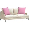 Sofa Pagalvės 2 pcs Rožinė 80 x 80 cm audinys