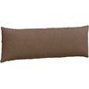 Sofa Pagalvės 2 pcs Ruda 120 x 40 cm audinys