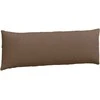 Sofa Pagalvės 2 pcs Ruda 120 x 40 cm audinys