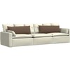 Sofa Pagalvės 2 pcs Ruda 120 x 40 cm audinys