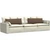 Sofa Pagalvės 2 pcs Ruda 120 x 40 cm audinys