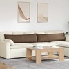 Sofa Pagalvės 2 pcs Ruda 145 x 40 cm audinys