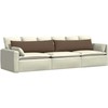 Sofa Pagalvės 2 pcs Ruda 145 x 40 cm audinys