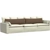 Sofa Pagalvės 2 pcs Ruda 145 x 40 cm audinys