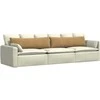 Sofa Pagalvės 2 pcs Ruda 145 x 40 cm Kordūrinis audinys