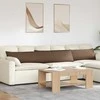 Sofa Pagalvės 2 pcs Ruda 200 x 40 cm audinys