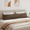 Sofa Pagalvės 2 pcs Ruda 200 x 40 cm audinys