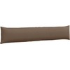 Sofa Pagalvės 2 pcs Ruda 200 x 40 cm audinys