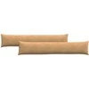 Sofa Pagalvės 2 pcs Ruda 200 x 40 cm Kordūrinis audinys