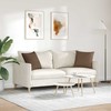 Sofa Pagalvės 2 pcs Ruda 45 x 45 cm audinys