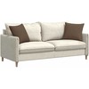 Sofa Pagalvės 2 pcs Ruda 45 x 45 cm audinys