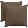 Sofa Pagalvės 2 pcs Ruda 45 x 45 cm audinys