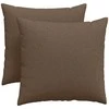 Sofa Pagalvės 2 pcs Ruda 45 x 45 cm audinys