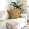 Sofa Pagalvės 2 pcs Ruda 45 x 45 cm Kordūrinis audinys
