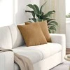 Sofa Pagalvės 2 pcs Ruda 45 x 45 cm Kordūrinis audinys