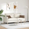 Sofa Pagalvės 2 pcs Ruda 50 x 30 cm audinys