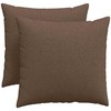 Sofa Pagalvės 2 pcs Ruda 50 x 50 cm audinys