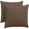 Sofa Pagalvės 2 pcs Ruda 50 x 50 cm audinys