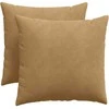 Sofa Pagalvės 2 pcs Ruda 50 x 50 cm Kordūrinis audinys
