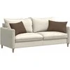 Sofa Pagalvės 2 pcs Ruda 60 x 40 cm audinys