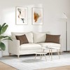 Sofa Pagalvės 2 pcs Ruda 60 x 40 cm audinys