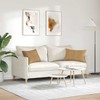 Sofa Pagalvės 2 pcs Ruda 60 x 40 cm Kordūrinis audinys
