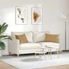 Sofa Pagalvės 2 pcs Ruda 60 x 40 cm Kordūrinis audinys