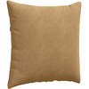 Sofa Pagalvės 2 pcs Ruda 60 x 60 cm Kordūrinis audinys