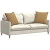 Sofa Pagalvės 2 pcs Ruda 60 x 60 cm Kordūrinis audinys