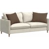 Sofa Pagalvės 2 pcs Ruda 70 x 50 cm audinys