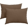 Sofa Pagalvės 2 pcs Ruda 70 x 50 cm audinys