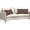 Sofa Pagalvės 2 pcs Ruda 80 x 40 cm audinys