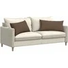 Sofa Pagalvės 2 pcs Ruda 80 x 40 cm audinys