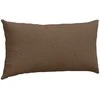 Sofa Pagalvės 2 pcs Ruda 80 x 40 cm audinys