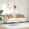 Sofa Pagalvės 2 pcs Ruda 80 x 40 cm Kordūrinis audinys