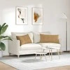 Sofa Pagalvės 2 pcs Ruda 80 x 40 cm Kordūrinis audinys