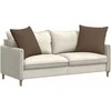 Sofa Pagalvės 2 pcs Ruda 80 x 80 cm audinys