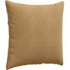 Sofa Pagalvės 2 pcs Ruda 80 x 80 cm Kordūrinis audinys