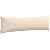 Sofa Pagalvės 2 pcs Smėlio 145 x 40 cm audinys