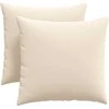 Sofa Pagalvės 2 pcs Smėlio 45 x 45 cm audinys
