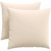 Sofa Pagalvės 2 pcs Smėlio 50 x 50 cm audinys