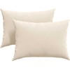 Sofa Pagalvės 2 pcs Smėlio 70 x 50 cm audinys