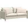Sofa Pagalvės 2 pcs Smėlio 80 x 40 cm audinys